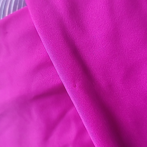 Athleta pink halter criss cross front tankini top size 34D/DDT - Picture 10 of 10